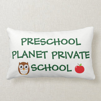 Rectangle coussin préscolaire de hibou