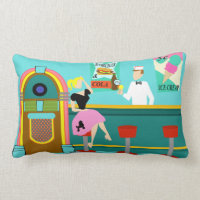 Coussin Retro Soda Fountain Lumbar