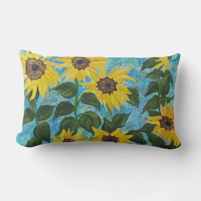 Rectangle Coussin Sunflower Lumbar (Recto)