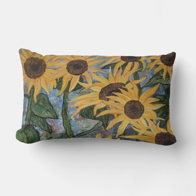 Rectangle Coussin Sunflower Lumbar (Recto)