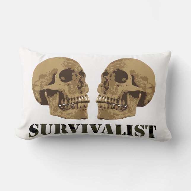 Rectangle Coussin survivalist (Recto)