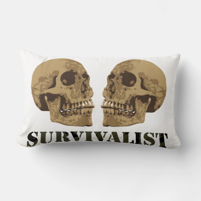 Rectangle Coussin survivalist (Recto)