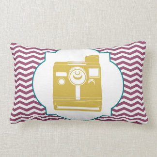 Rectangle Coussin vintage d'appareil-photo