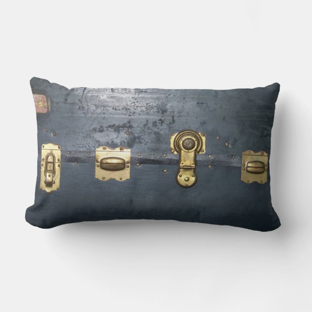 Rectangle Coussin vintage de bagage (Recto)