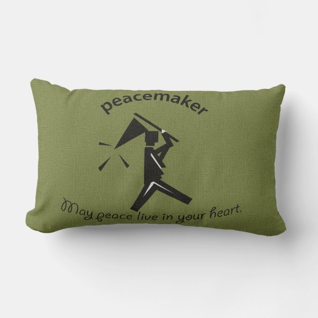 Rectangle Coussin vintage Peacemaker Lumbar (Recto)