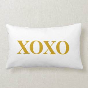 Rectangle Coussin - xoxo d'or