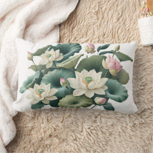 Rectangle Coussin Zen Lotus Blossoming