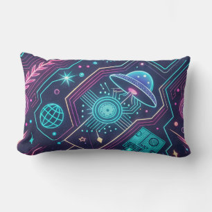 Rectangle Couverture coussin à thème Galaxy, coussin design