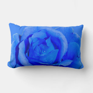 Rectangle Décor rose Coussin bleu Rose Coussin