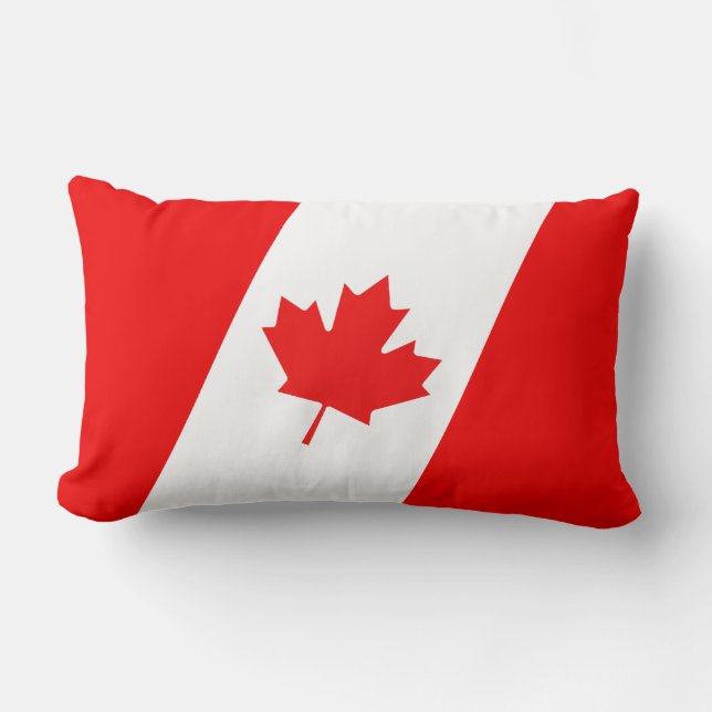 Rectangle Drapeau canadien Coussin américain MoJo (Recto)