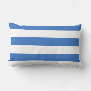 Rectangle Drapeau de Tallinn, Estonie Lumbar Coussin