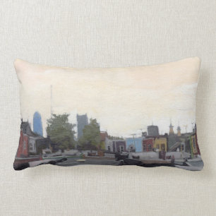 Rectangle Eau-de-vie fine et coussin de Philadelphie