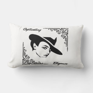 Rectangle Élégance captivante Beau Coussin moderne