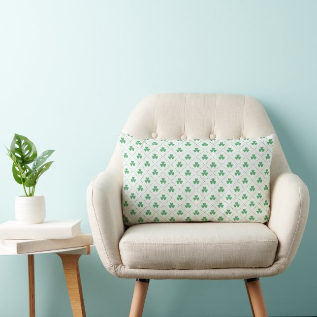 Rectangle Élégant Coussin de lombaire à Accent pour trèfle p (Chaise)