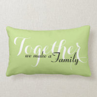 Ensemble, nous fabriquons un coussin Lumbar de fam