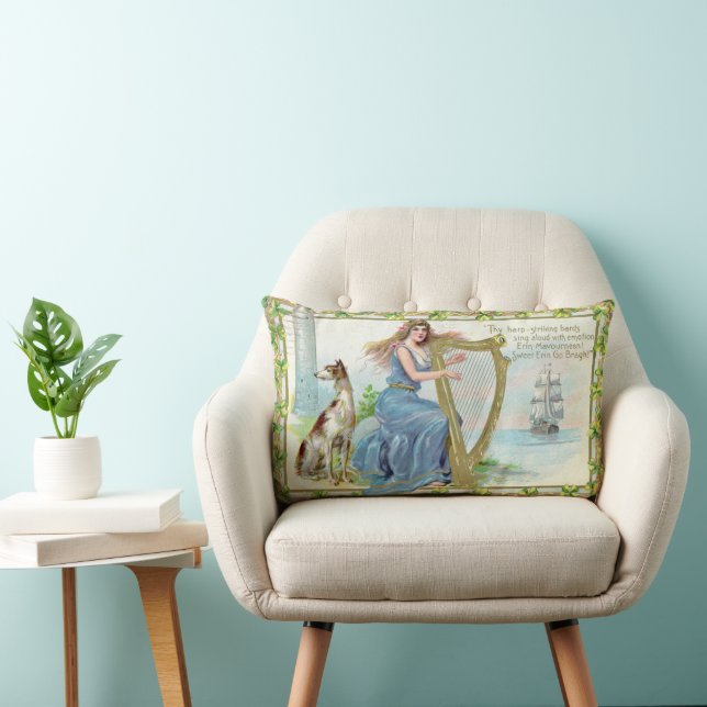 Rectangle Erin Mavourneen Coussin Lombaire Irlandais (Chaise)