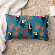 Exotic Toucan Coussin Vibrant Tropical Bird Motif