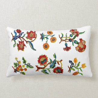 Rectangle Faux Jacobean Coussin de broderie