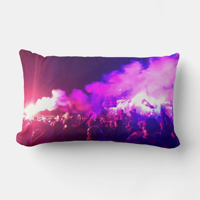 Rectangle Festival Flares - Design unique. Coussin Cushion (Recto)