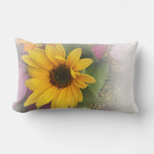 Rectangle Fleur de tournesol d'été FloralJeter Coussin