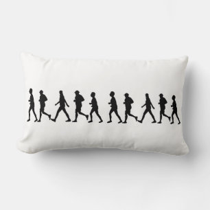 Rectangle Funky 'Vas-y, fais-le !' Coussin de jogging et de 