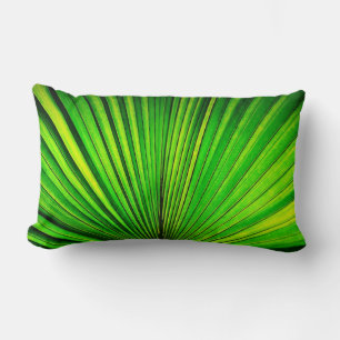 Rectangle Green Palm Leaft - Coussin