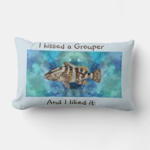 Rectangle Grouper Coussin Masculine Cadeau Papa Cadeau Pêche