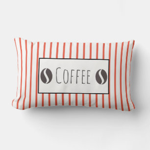 Rectangle Haricots de café funky Grandes frites Coussin Jeu 