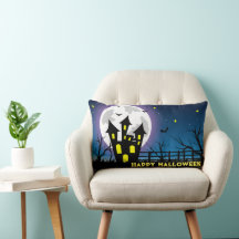 heureux coussin halloween