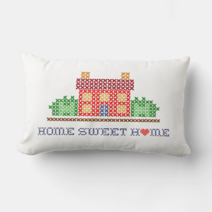 Rectangle Home Sweet Home Coussin