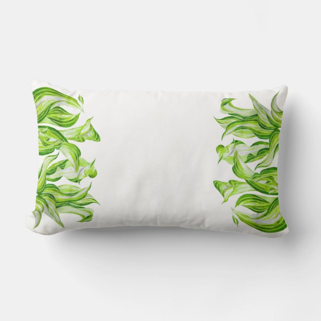 Rectangle 'Hôte avec le Mosta' sur un Coussin Lumbar (Recto)
