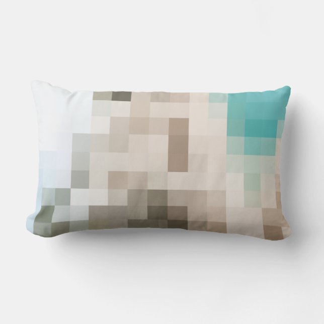 Rectangle Idée rendue - Coussin long Pixel Art (Recto)