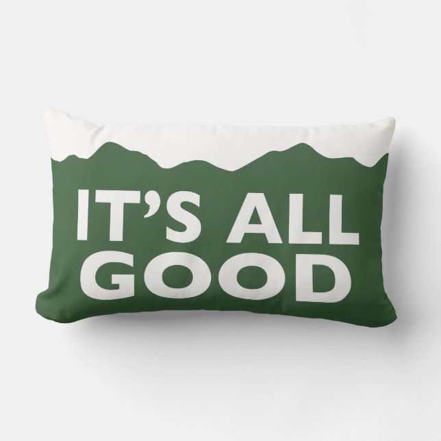 Rectangle Il est tout le bon - coussin du Colorado (Recto)