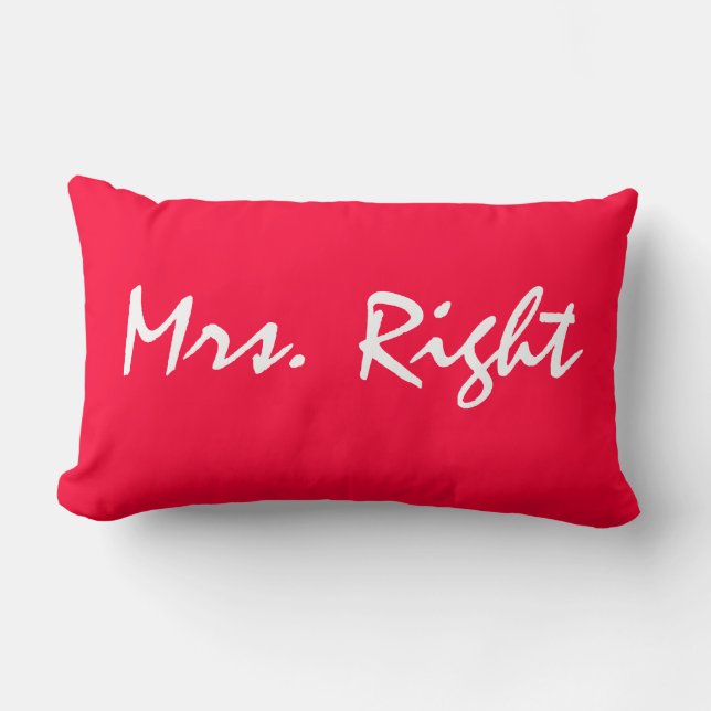 Rectangle Inspiration Coussin de chambre nouvellement mariée (Recto)