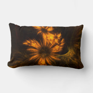 Rectangle Jardin Mystique Art Abstrait Lumbar Coussin