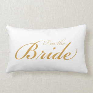 Rectangle Je suis la Mariée - Je me marie coussin