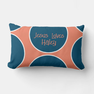 Rectangle Jésus mignon t'aime Coussin