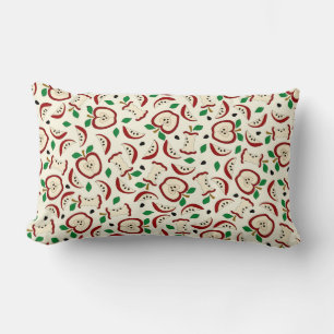 Rectangle Joli Coussin à Jeter en Forme de Pomme