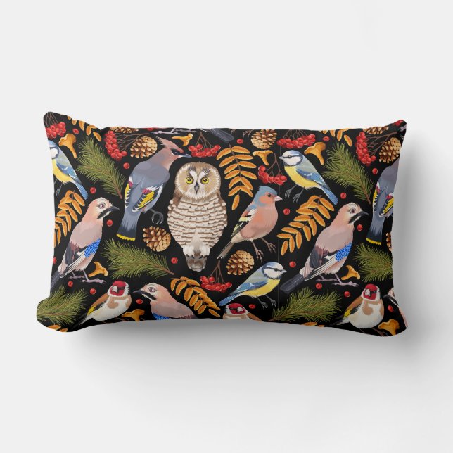 Rectangle Joli Motif Lumbar Coussin (Recto)
