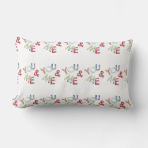 RECTANGLE JUSTE UN COUSSIN "VOUS ET MOI" POUR "VOUS" (PROPOS
