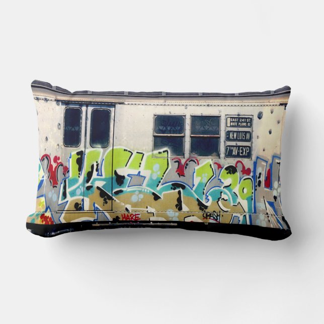 Rectangle Kel1st Classic Graffiti Lumbar Coussin (Recto)