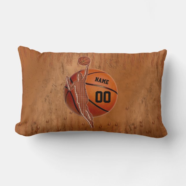 Rectangle La grunge a personnalisé le coussin de basket-ball (Recto)