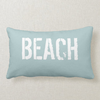 Rectangle La PLAGE Sun a embrassé le coussin lombaire d'Aqua