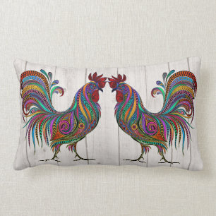 Rectangle Le Coussin du Rooster resplendissant Lumbar - Reto