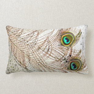 Rectangle Le paon fait varier le pas du coussin lombaire