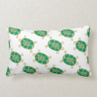 Rectangle Le vert a repéré le coussin de tortue