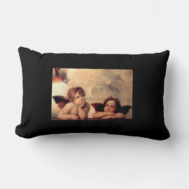 Rectangle Les anges de Raphael - coussin (Recto)