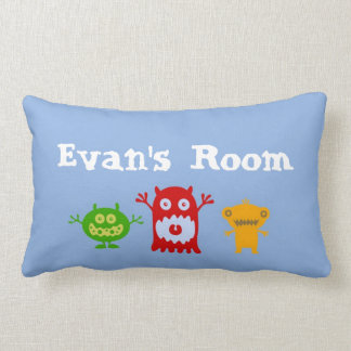 Rectangle Les petits monstres ont personnalisé le coussin