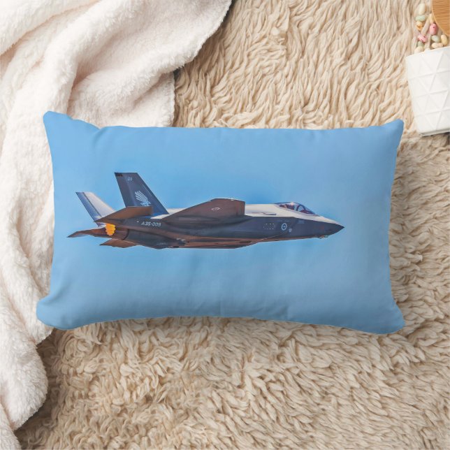Rectangle Lockheed Martin F-35A Lightning II Lumbar Coussin (Couverture)