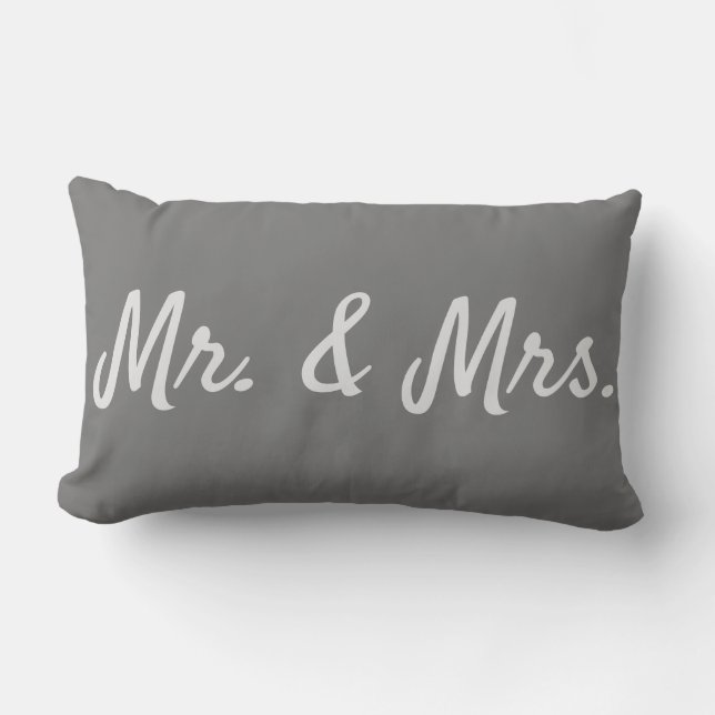 Rectangle M. & MRS lumbar coussin (Recto)